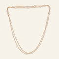Moissanite Station Long Necklace