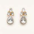 Lab Grown Diamond Polki Drop Earrings