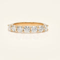 Seven Stone Moissanite Eternity Ring