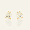Pear Lab Grown Diamond Stud Earrings