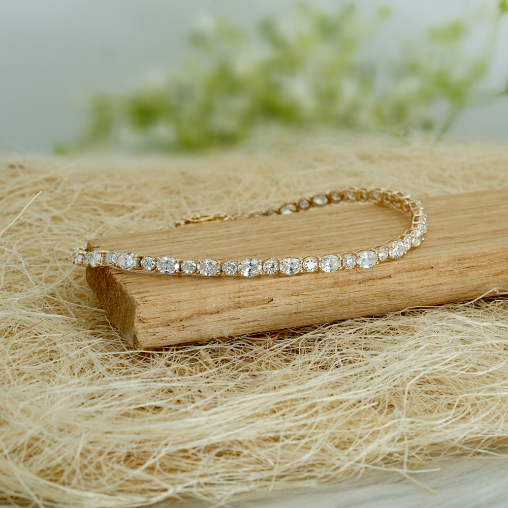 Lab Grown Diamond Tennis Bracelet