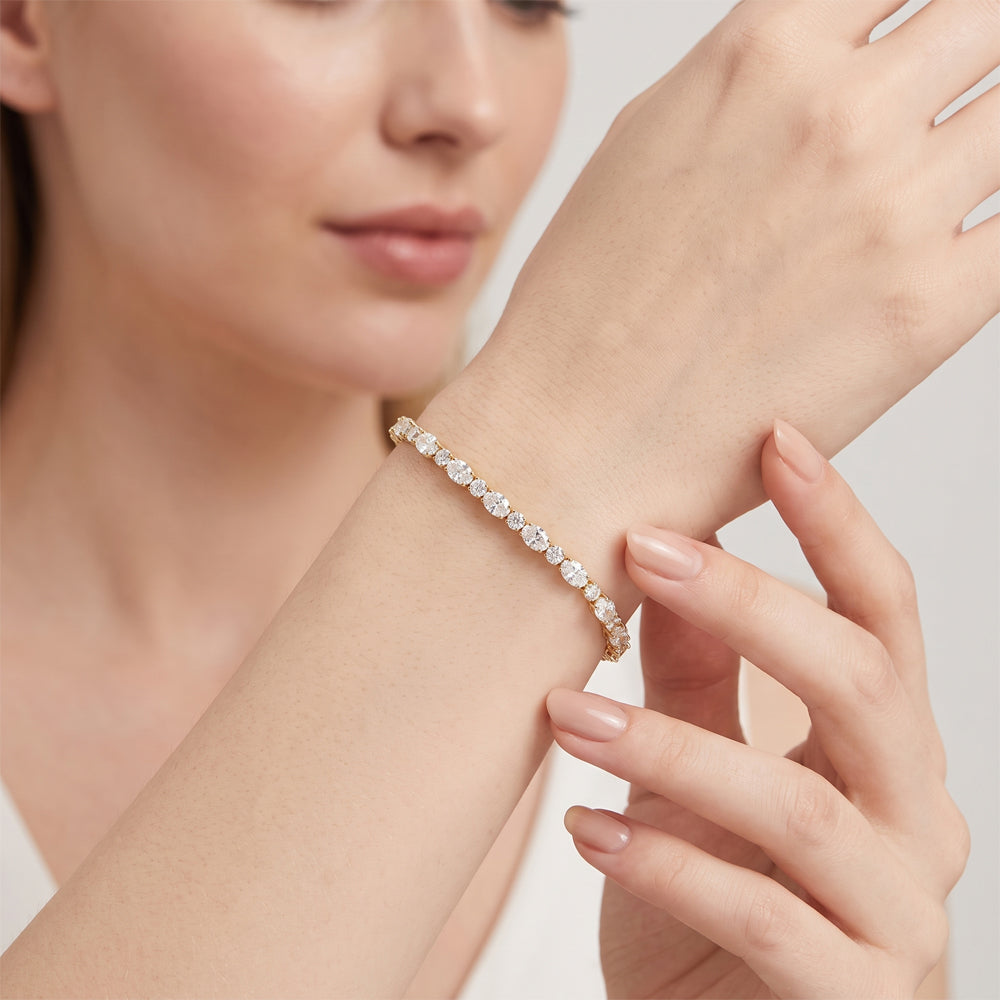 Lab Grown Diamond Tennis Bracelet