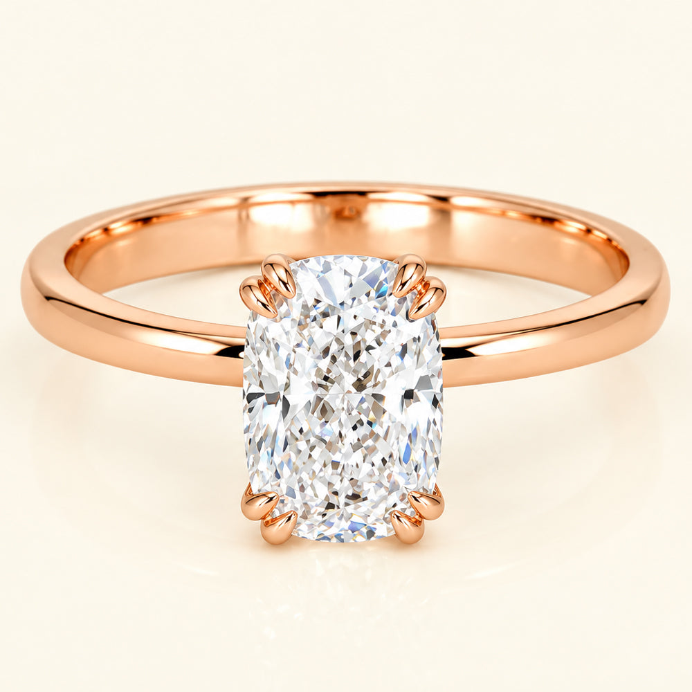 Oval Lab Grown Diamond Pavé Ring