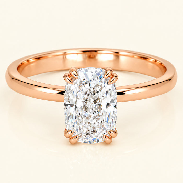 Oval Lab Grown Diamond Pavé Ring