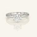 Round Lab Grown Diamond Solitaire Ring