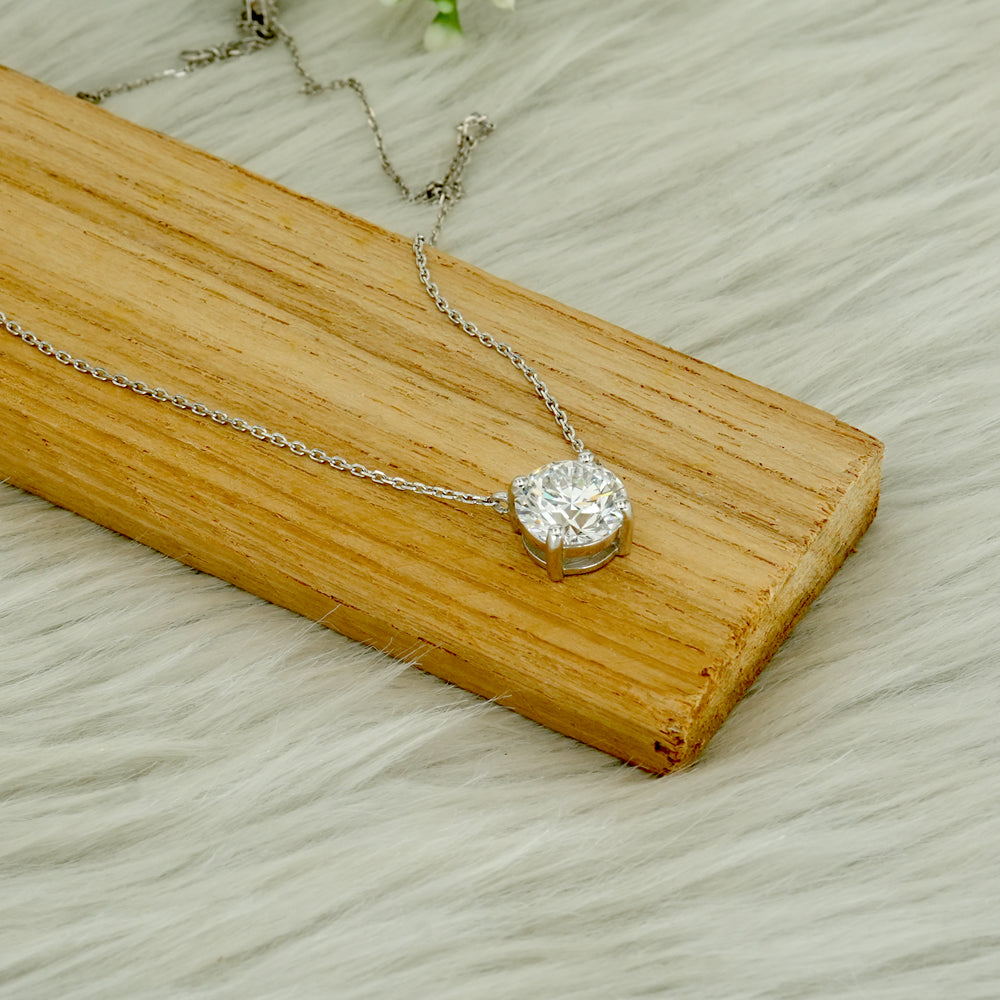 Lab Grown Diamond Solitaire Necklace