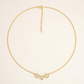 Diamond Curve Wedding Necklace