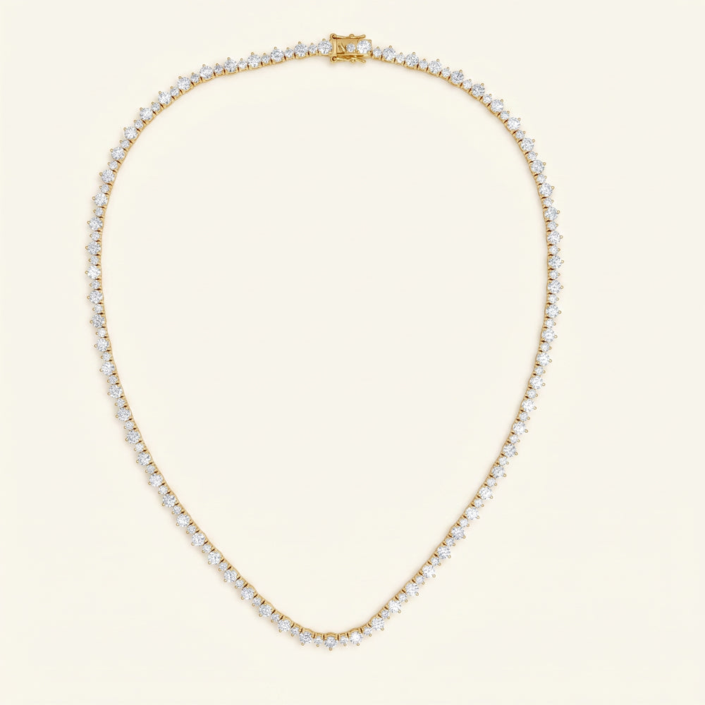 Lab Grown Diamond Tennis Necklace