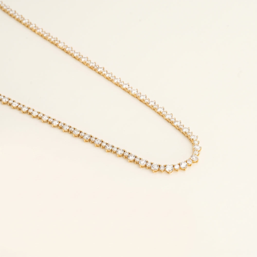 Lab Grown Diamond Tennis Necklace