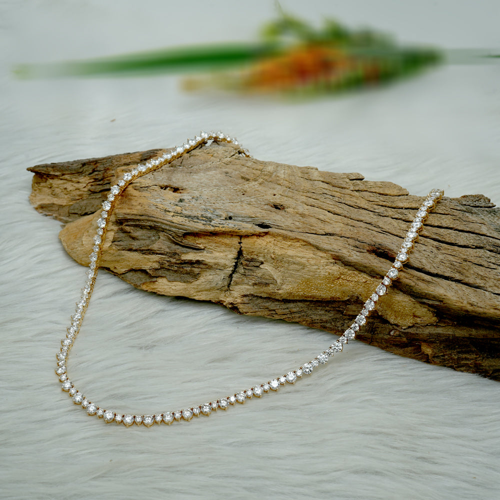 Lab Grown Diamond Tennis Necklace