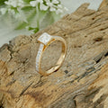 Round Moissanite Solitaire Engagement Ring