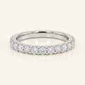 Cushion Moissanite Halo Engagement Ring