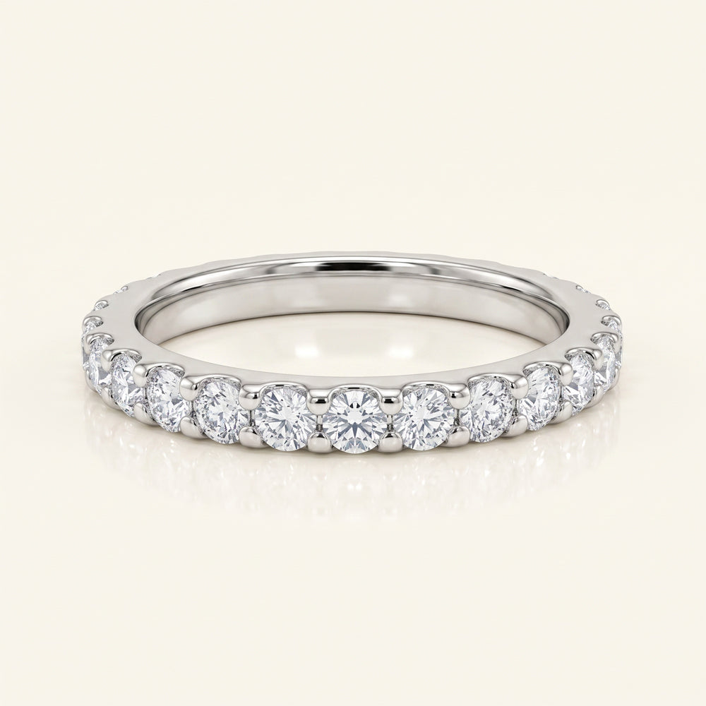 Cushion Moissanite Halo Engagement Ring