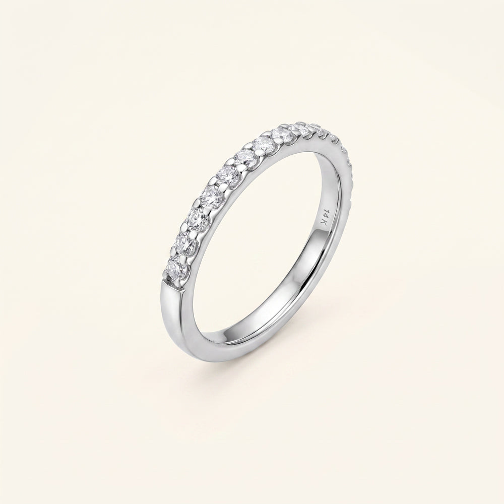 Cushion Moissanite Halo Engagement Ring