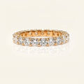 Round Moissanite Eternity Band