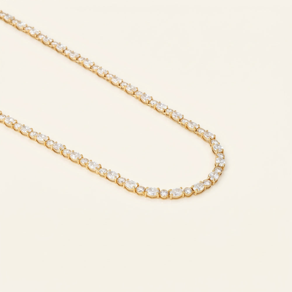 Lab Grown Diamond Tennis Necklace