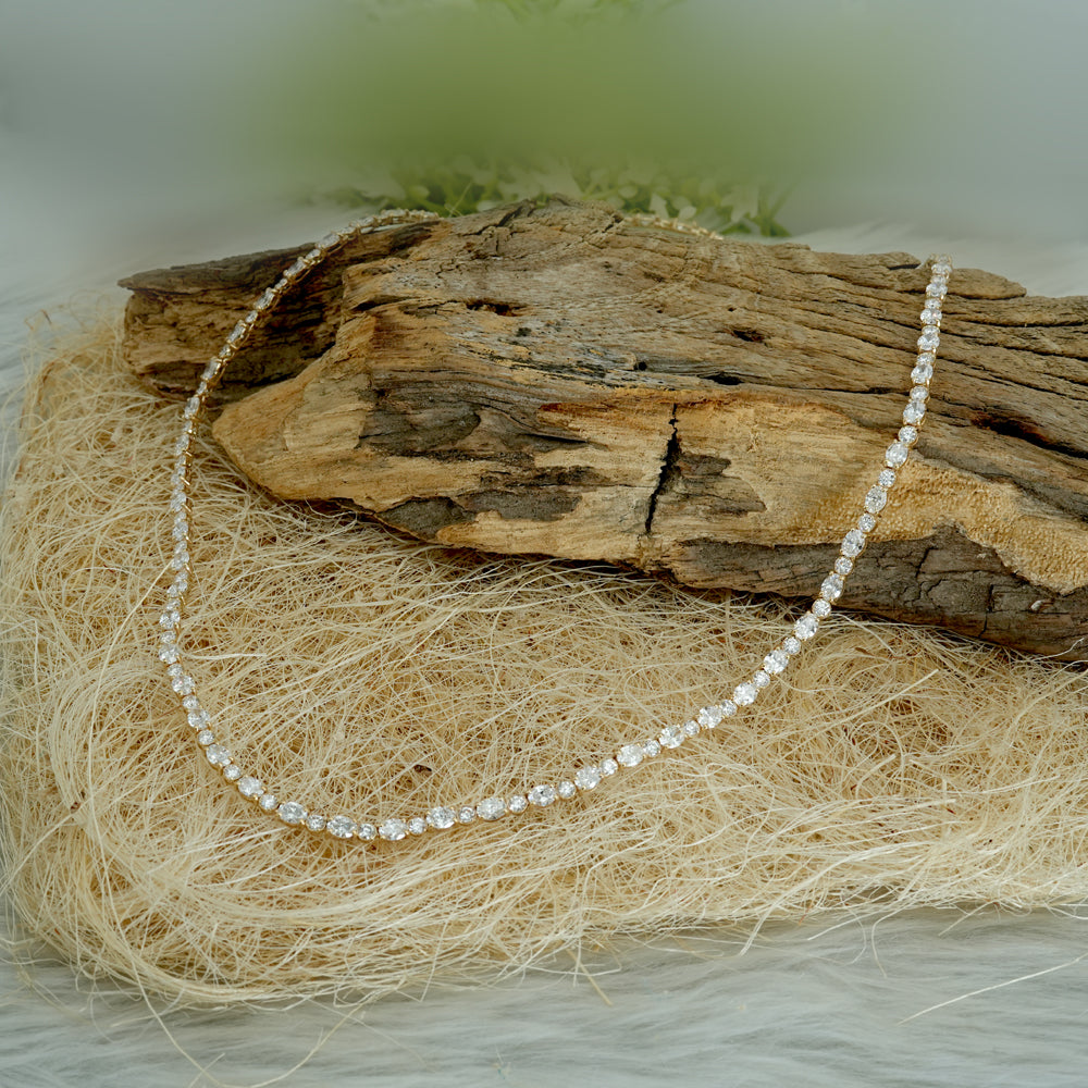 Lab Grown Diamond Tennis Necklace